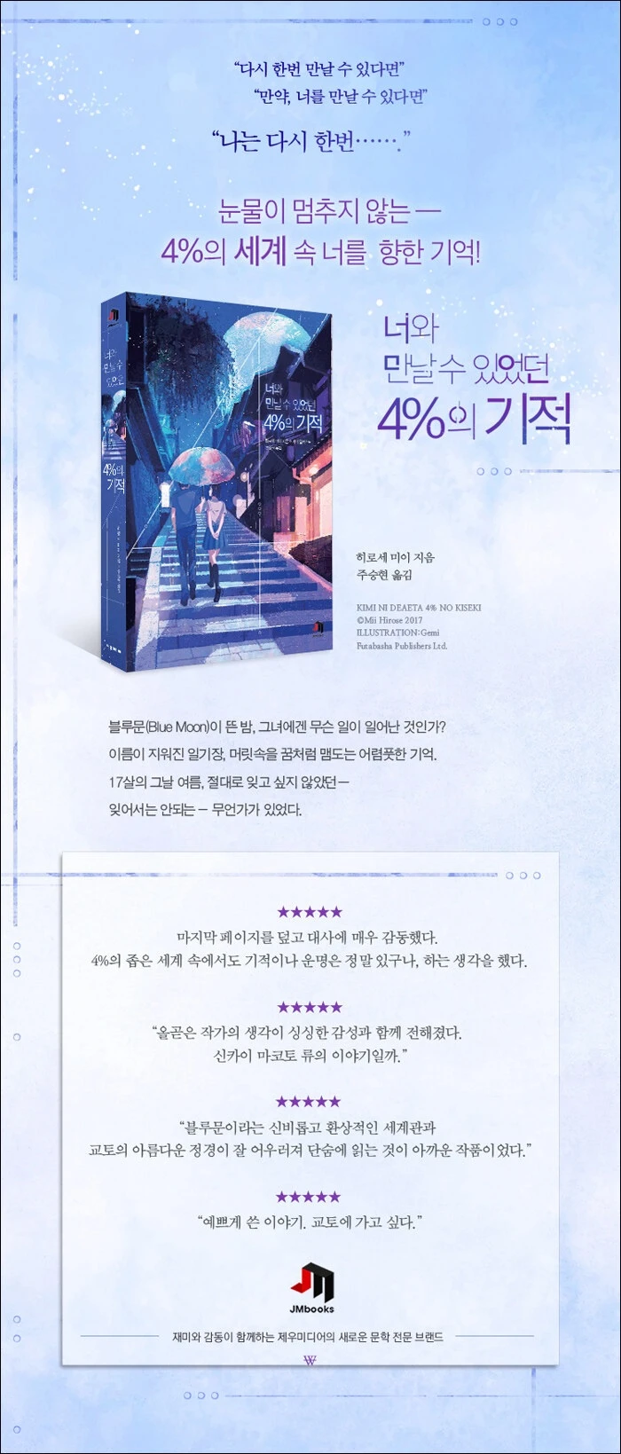 너와 만날 수 있었던 4%의 기적 상세이미지